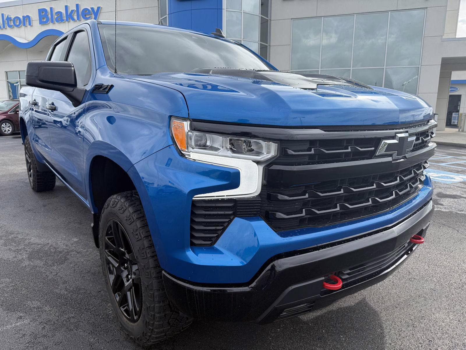 2023 Glacier Blue Metallic Chevrolet Silverado 1500 LT Trail Boss 4X4 Truck