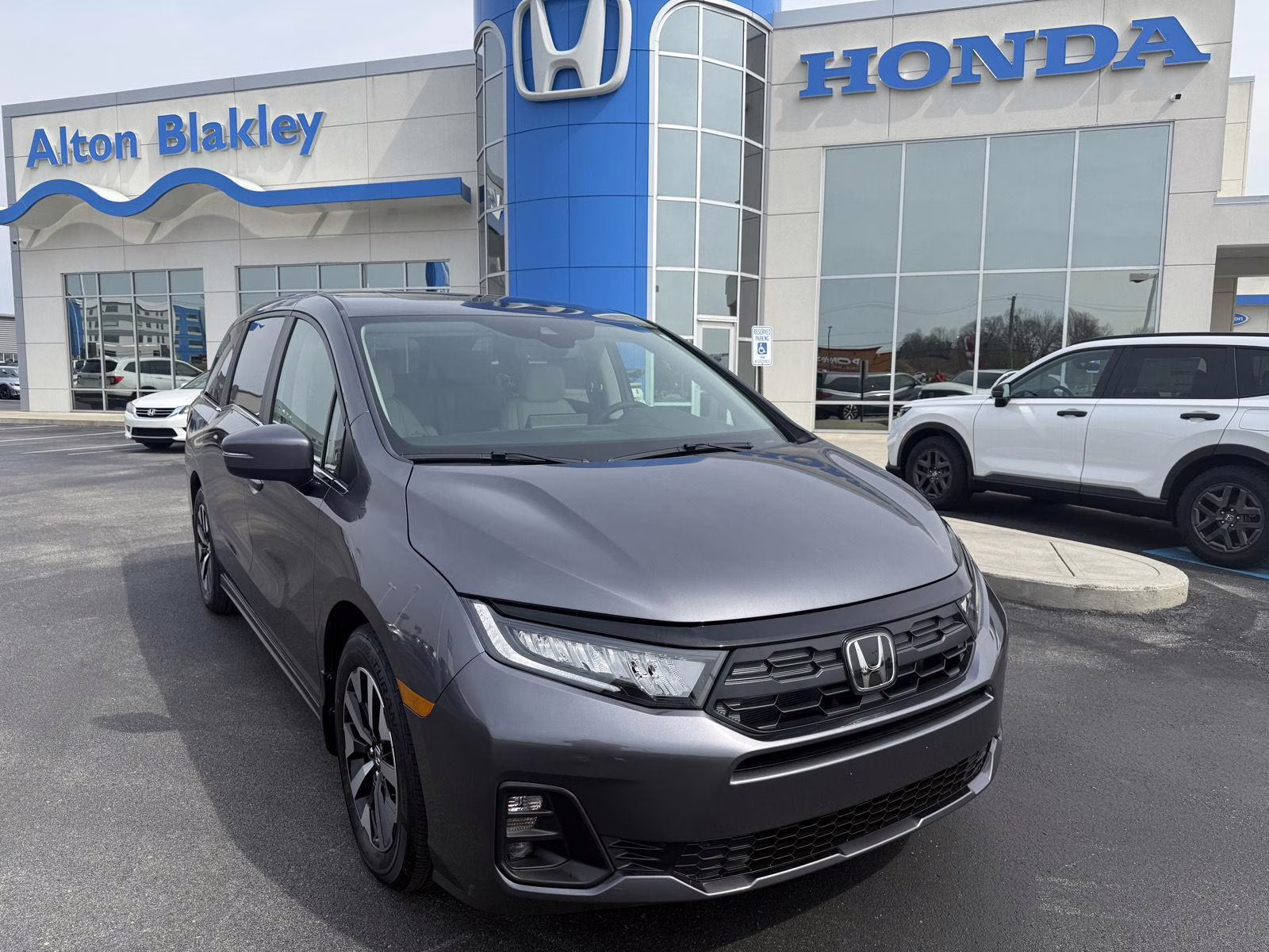 2026 Modern Steel Metallic Honda Odyssey EX-L FWD Van