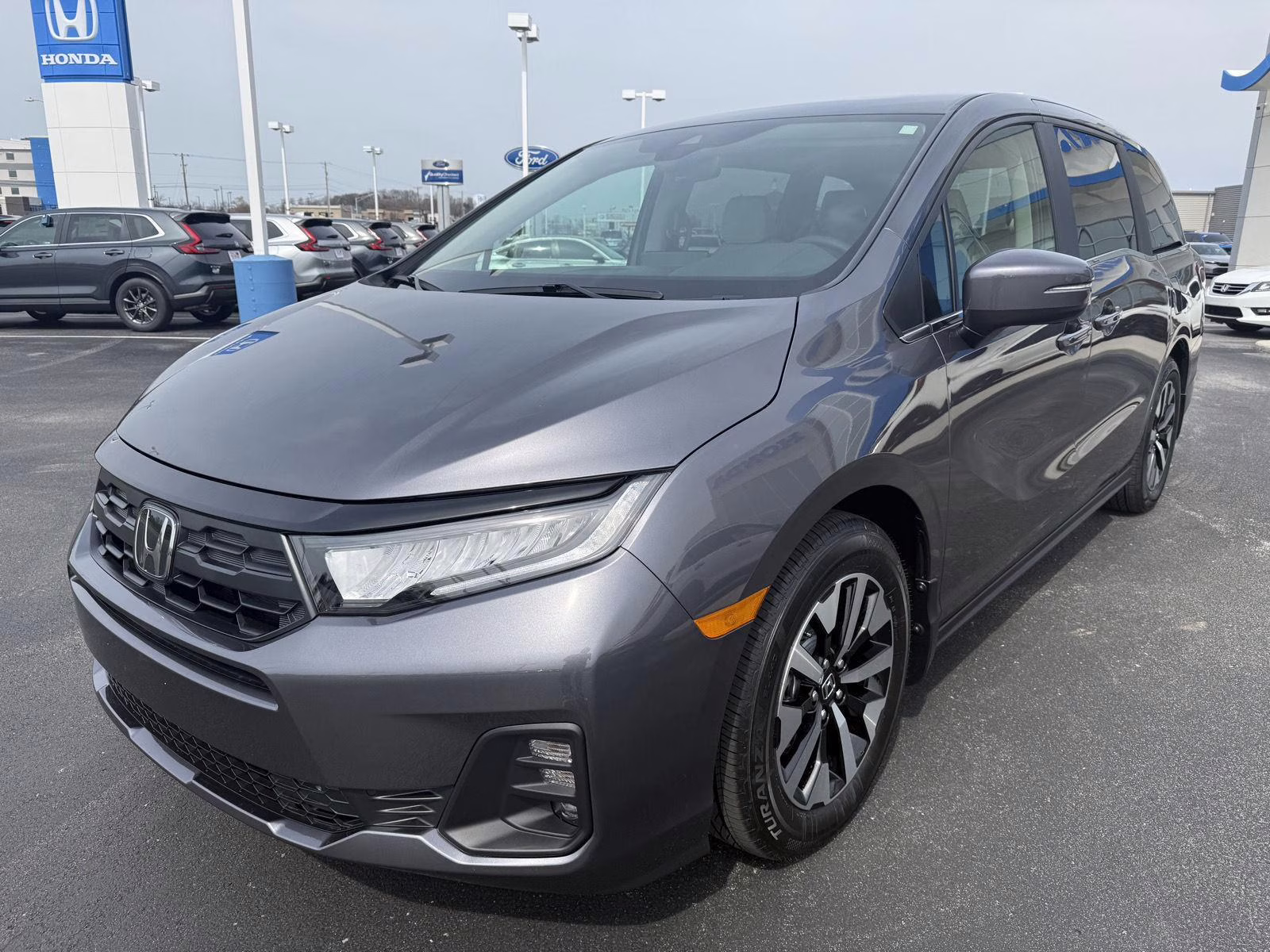 2026 Modern Steel Metallic Honda Odyssey EX-L FWD Van