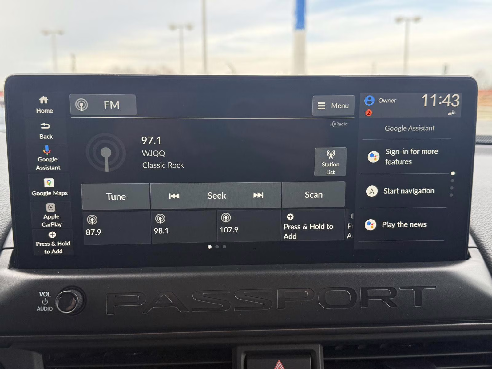 2026 Crystal Black Pearl Honda Passport TrailSport AWD SUV