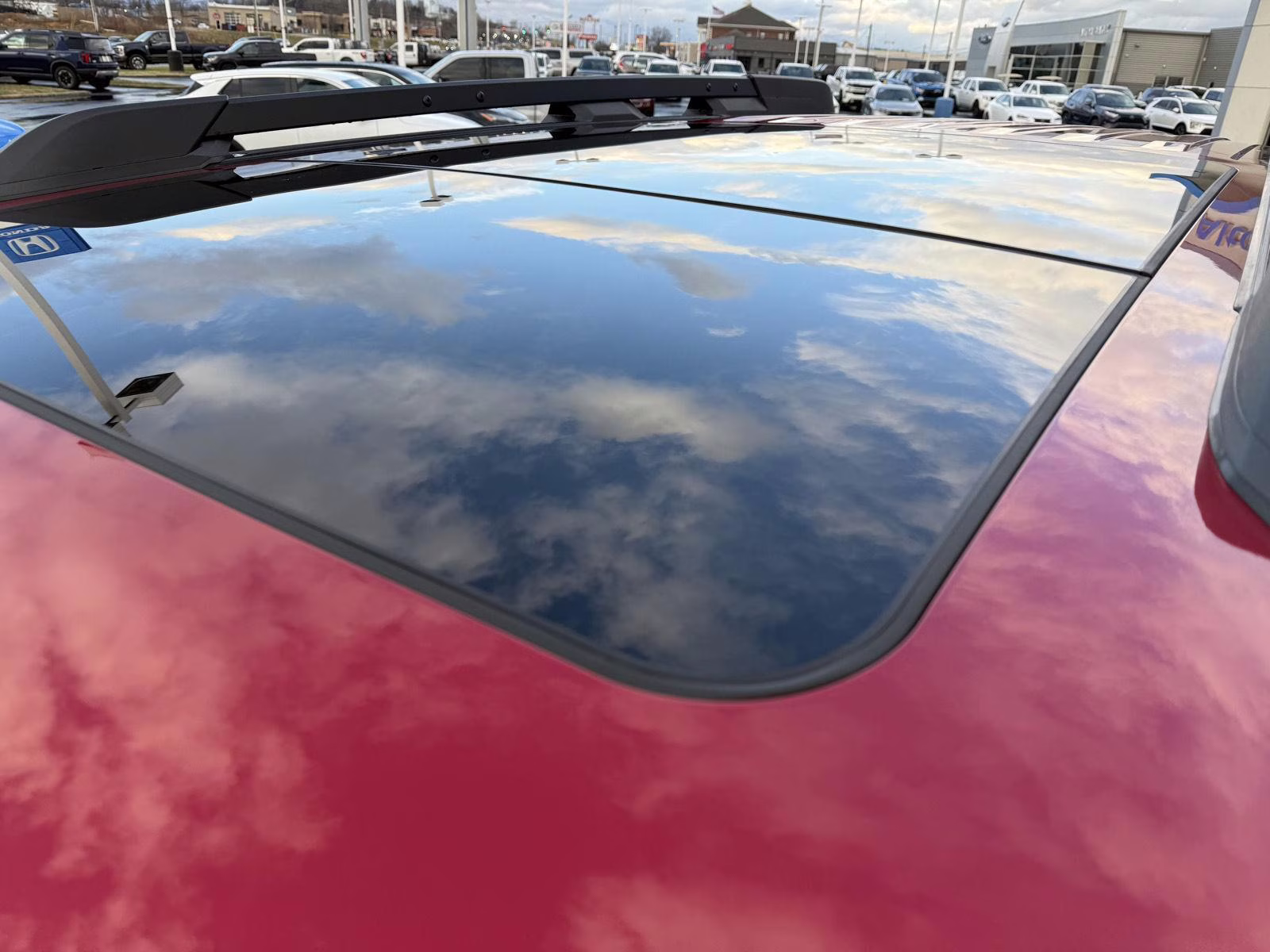 2026 Radiant Red Metallic II Honda Passport TrailSport AWD SUV