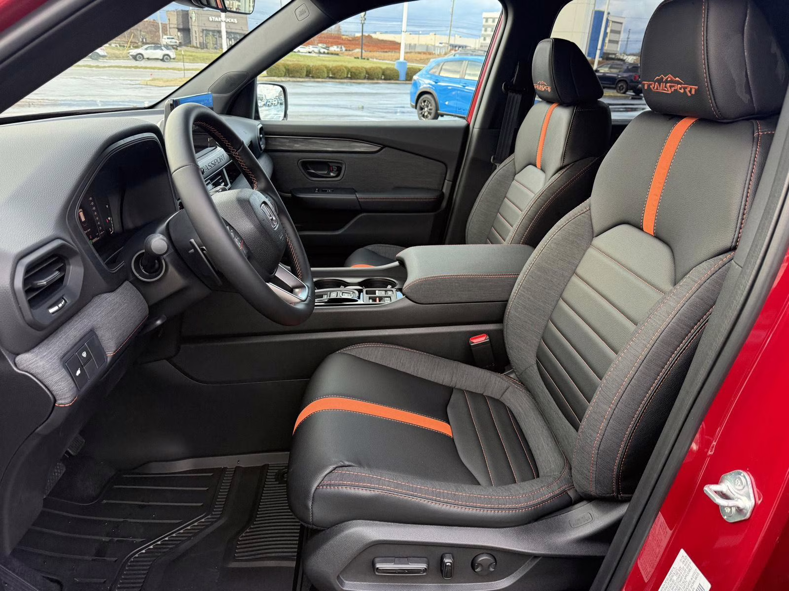 2026 Radiant Red Metallic II Honda Passport TrailSport AWD SUV