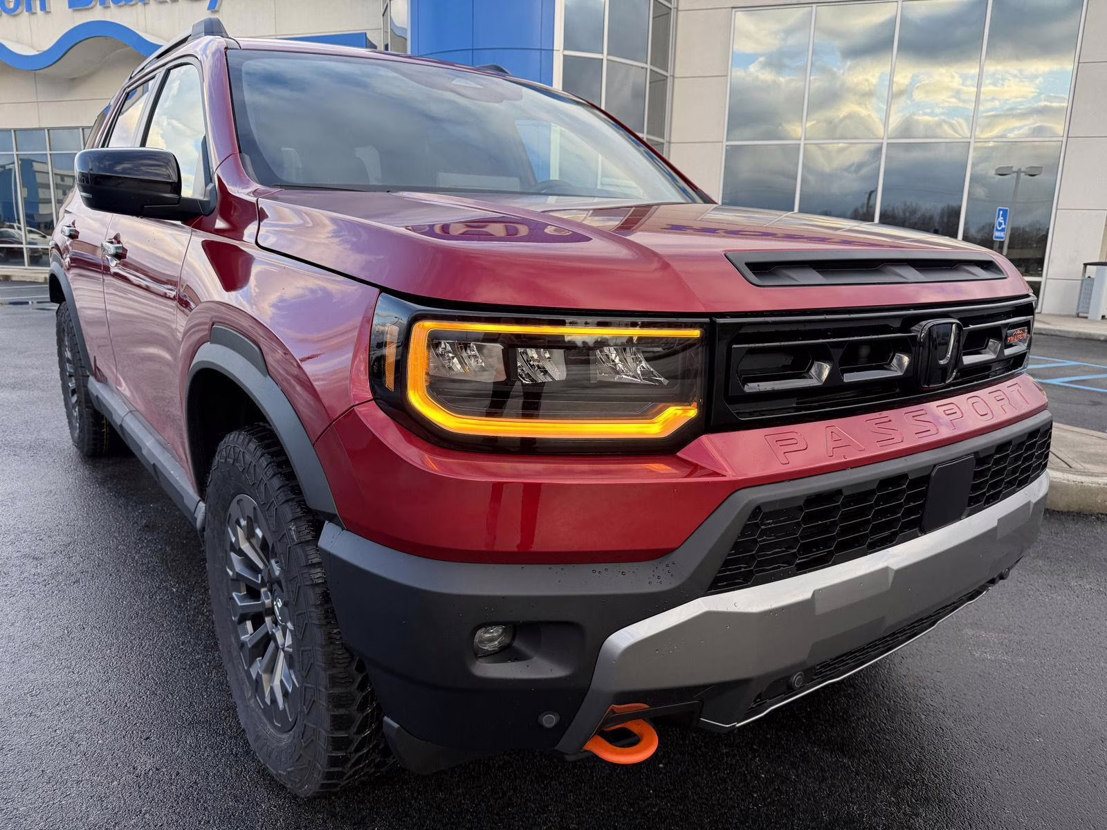 2026 Radiant Red Metallic II Honda Passport TrailSport AWD SUV