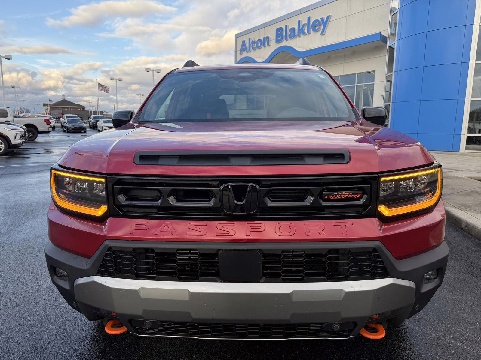 2026 Radiant Red Metallic II Honda Passport TrailSport AWD SUV