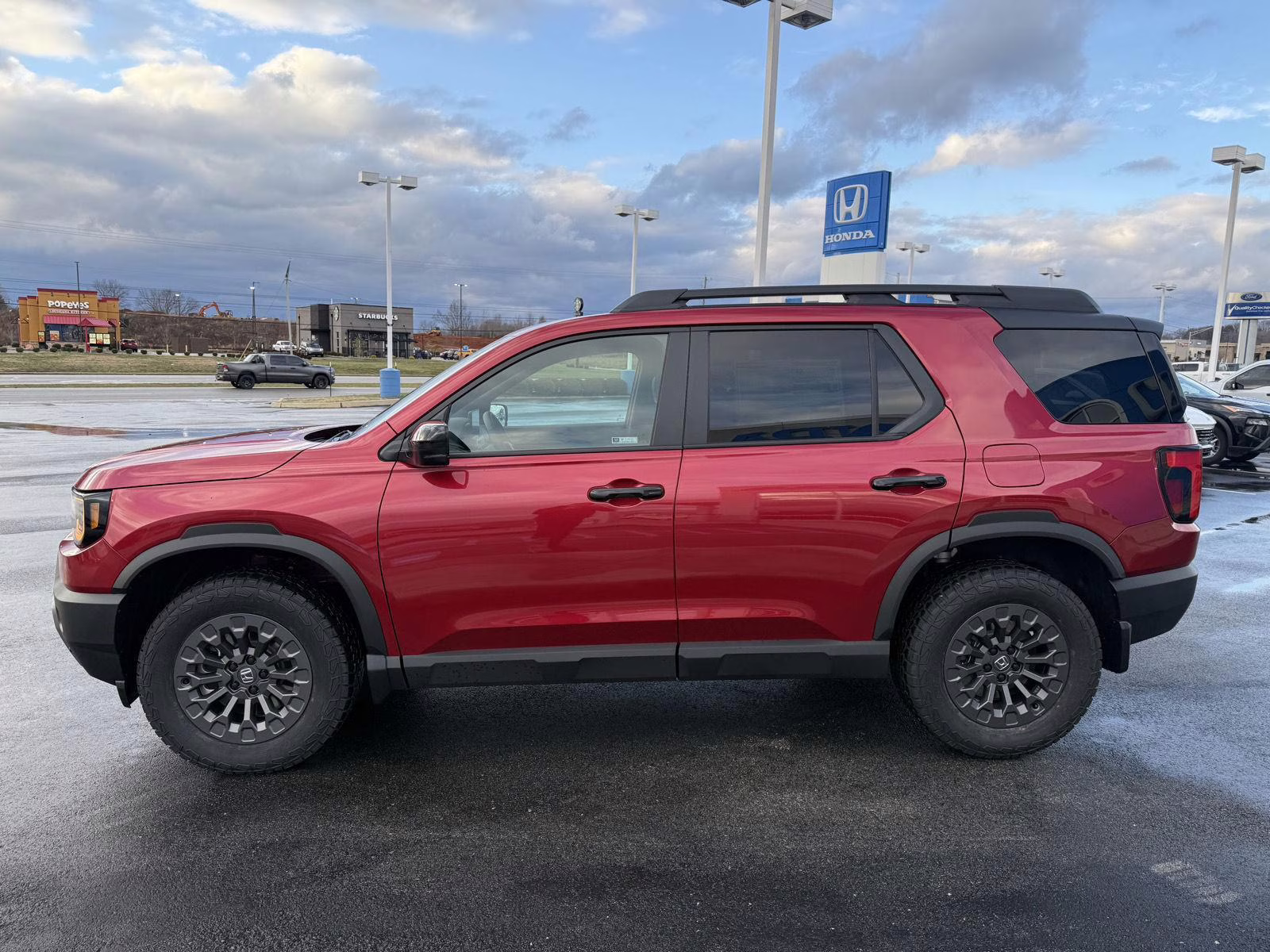 2026 Radiant Red Metallic II Honda Passport TrailSport AWD SUV