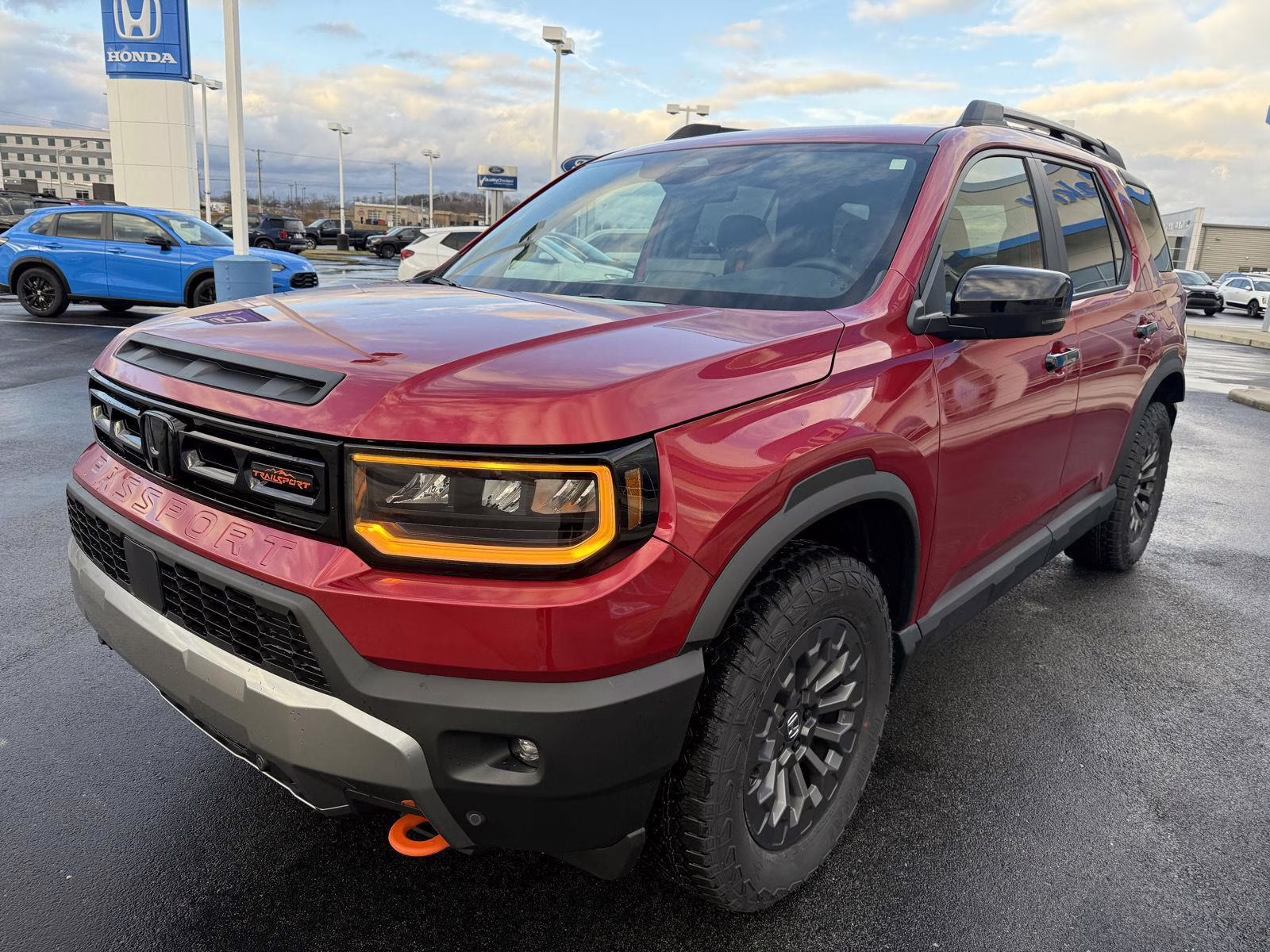 2026 Radiant Red Metallic II Honda Passport TrailSport AWD SUV