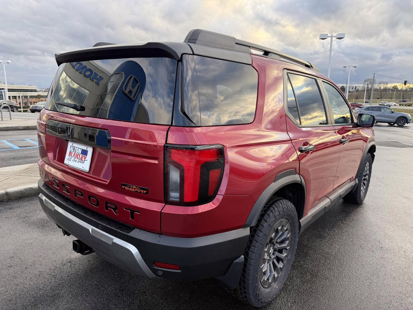 2026 Radiant Red Metallic II Honda Passport TrailSport AWD SUV