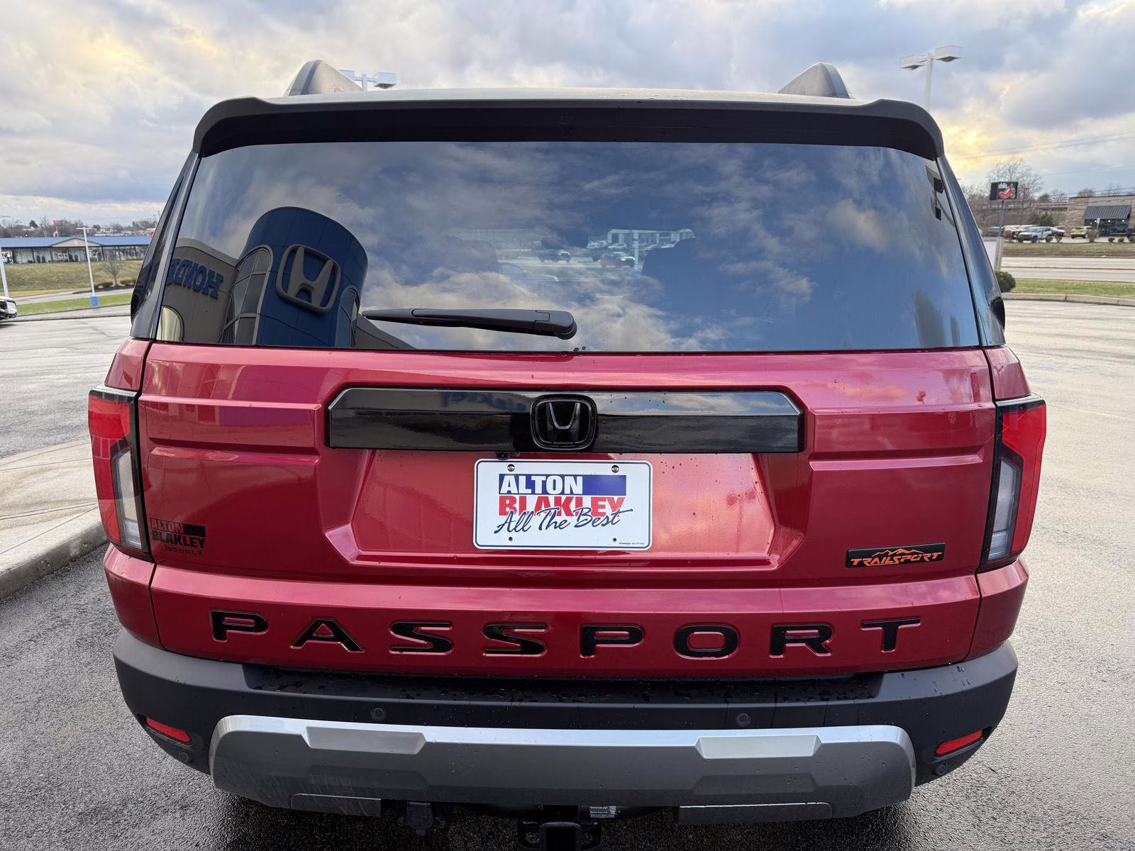 2026 Radiant Red Metallic II Honda Passport TrailSport AWD SUV