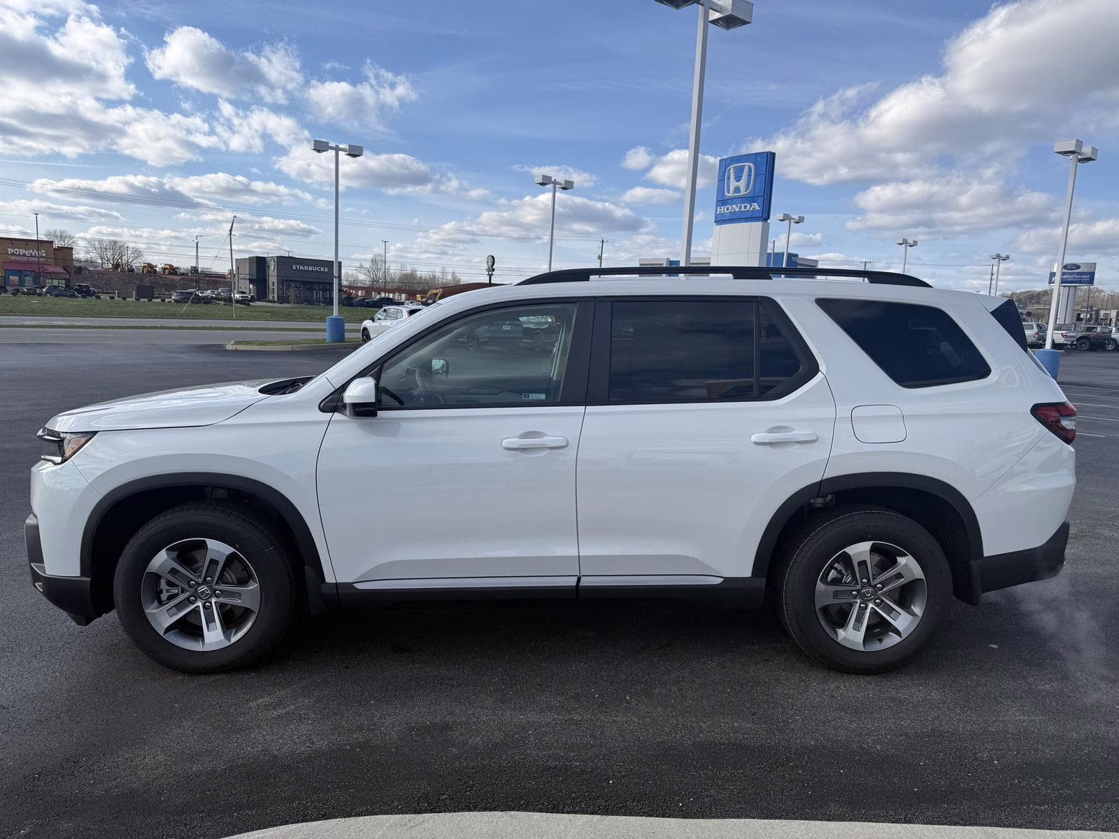 2026 Platinum White Pearl Honda Pilot EX-L AWD SUV