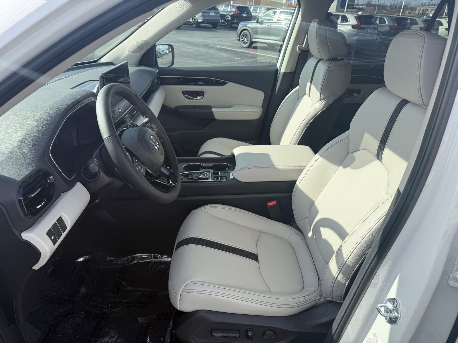 2026 Platinum White Pearl Honda Pilot EX-L AWD SUV
