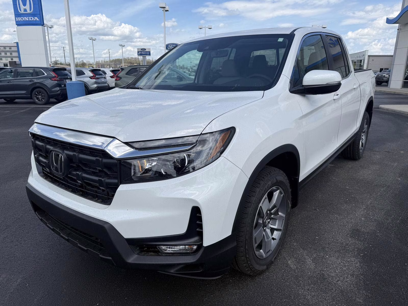 2026 Platinum White Pearl Honda Ridgeline RTL AWD Truck