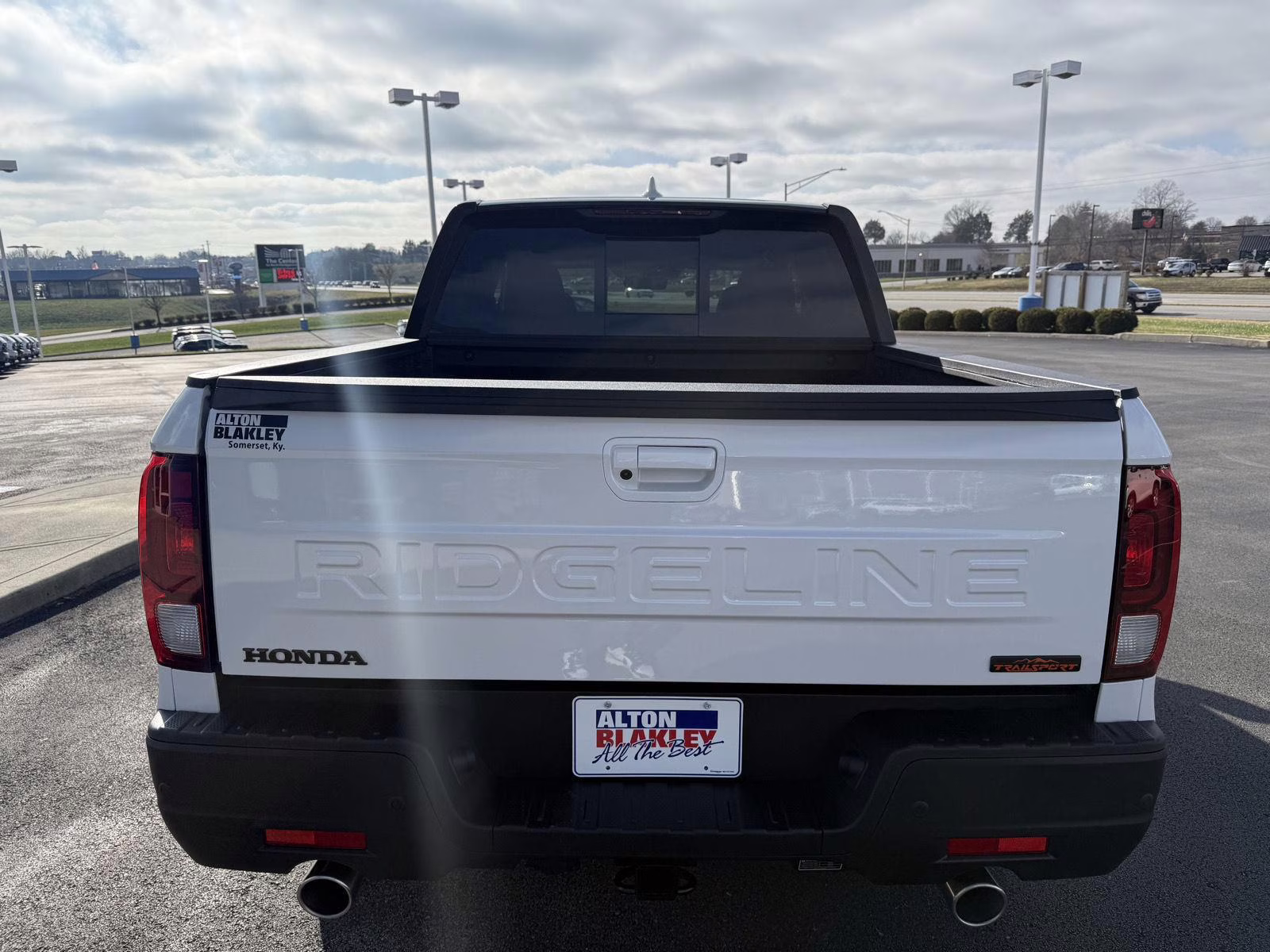 2026 Platinum White Pearl Honda Ridgeline TrailSport AWD Truck