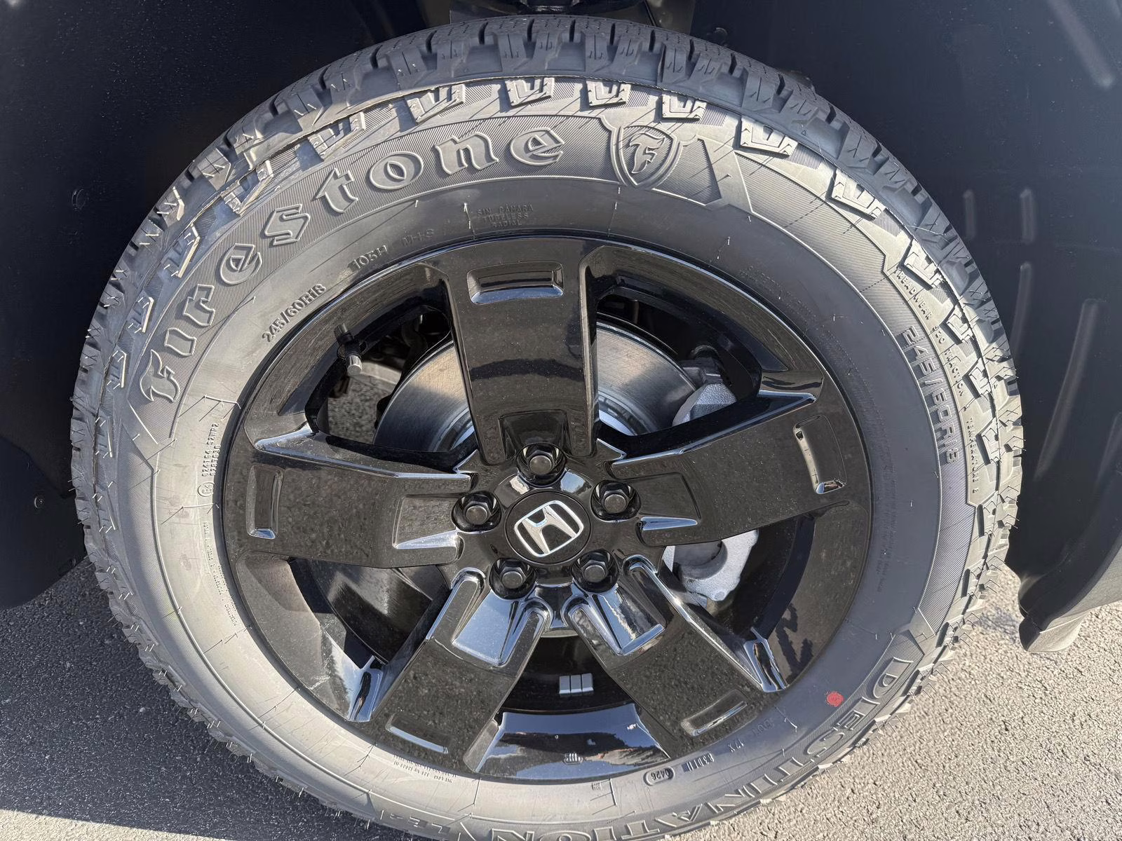 2026 Sonic Gray Pearl Honda Ridgeline Black Edition AWD Truck