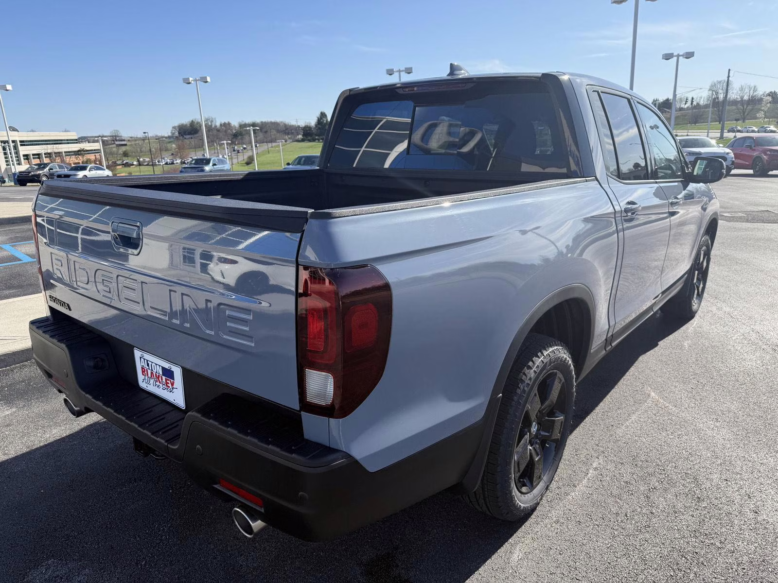 2026 Sonic Gray Pearl Honda Ridgeline Black Edition AWD Truck