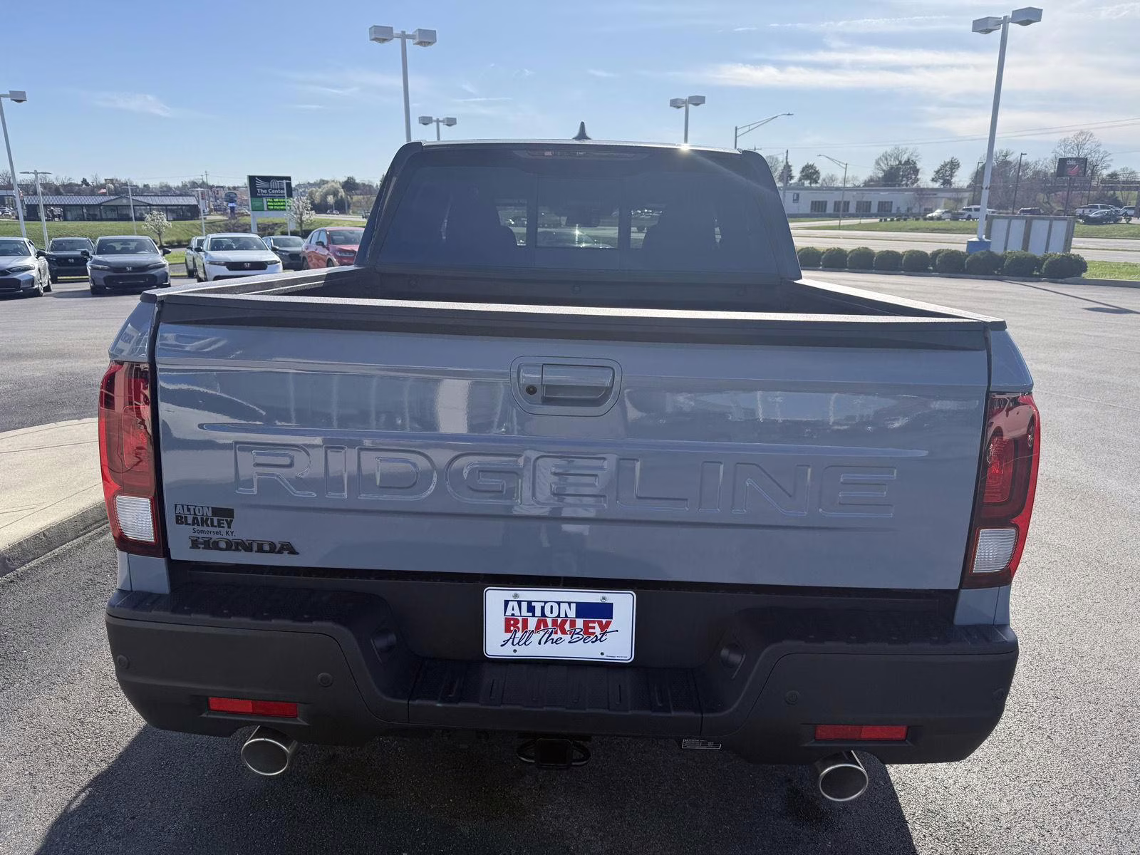 2026 Sonic Gray Pearl Honda Ridgeline Black Edition AWD Truck