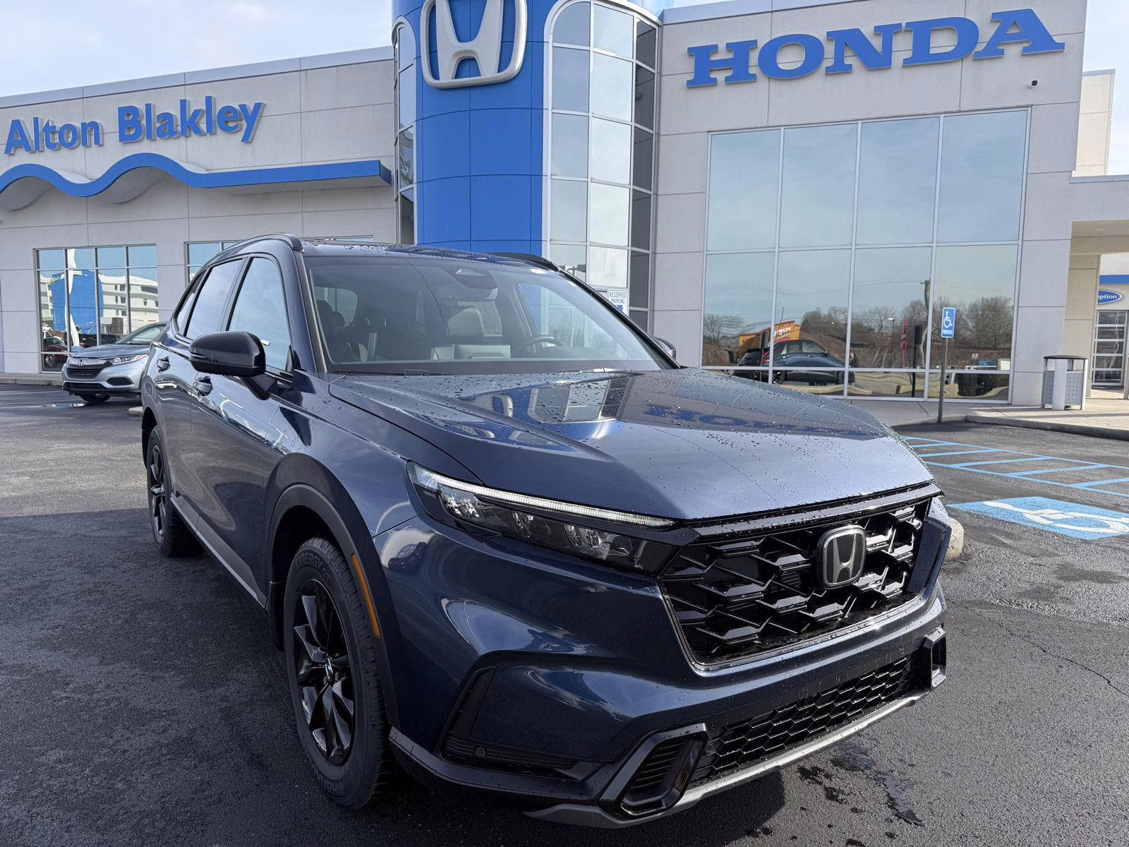 2026 Canyon River Blue Metallic Honda CR-V Hybrid Sport-L AWD SUV