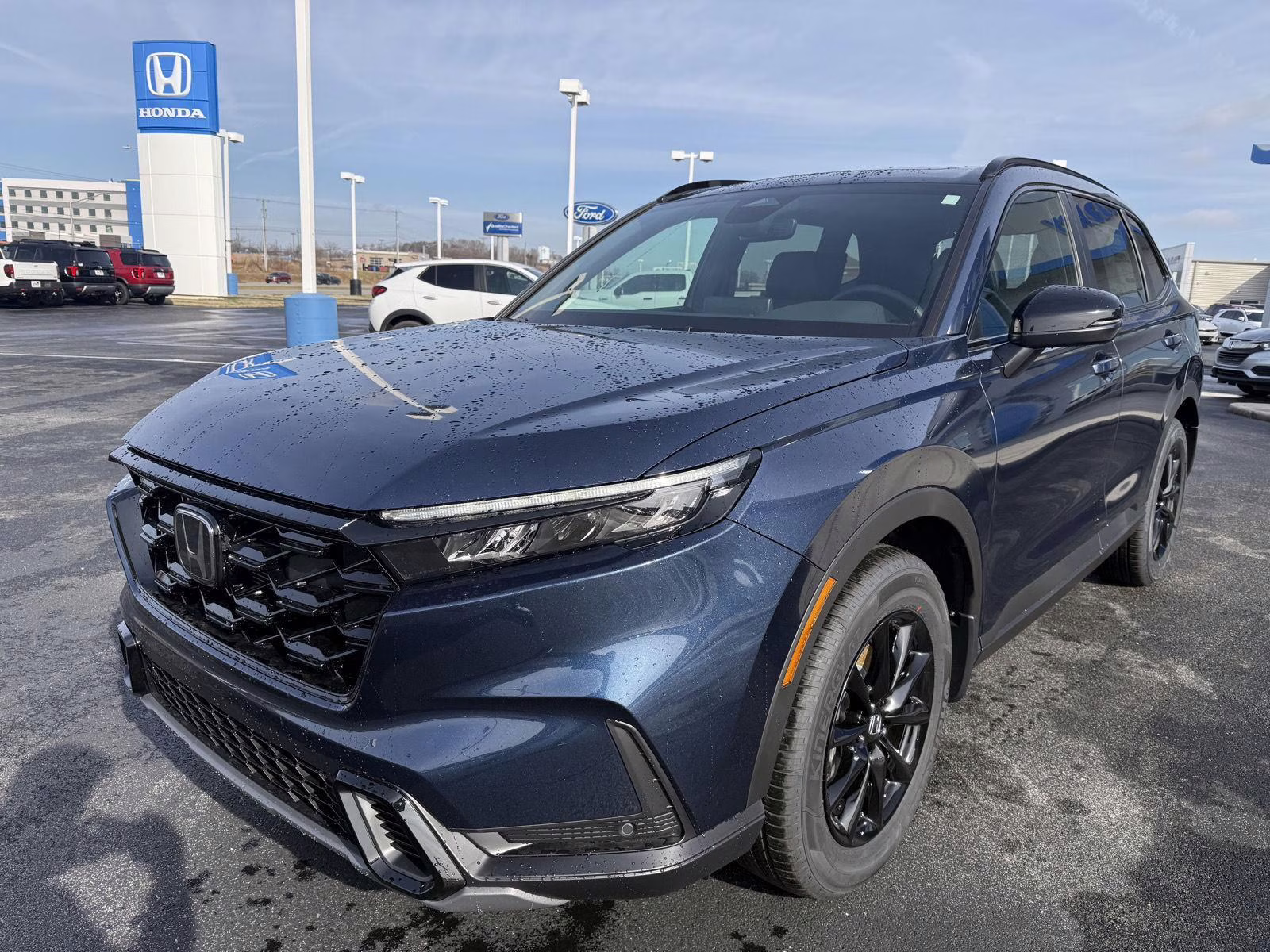 2026 Canyon River Blue Metallic Honda CR-V Hybrid Sport-L AWD SUV