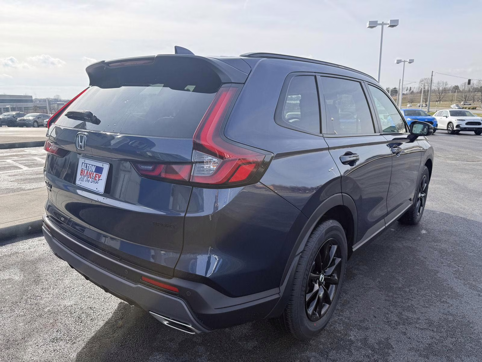 2026 Canyon River Blue Metallic Honda CR-V Hybrid Sport-L AWD SUV