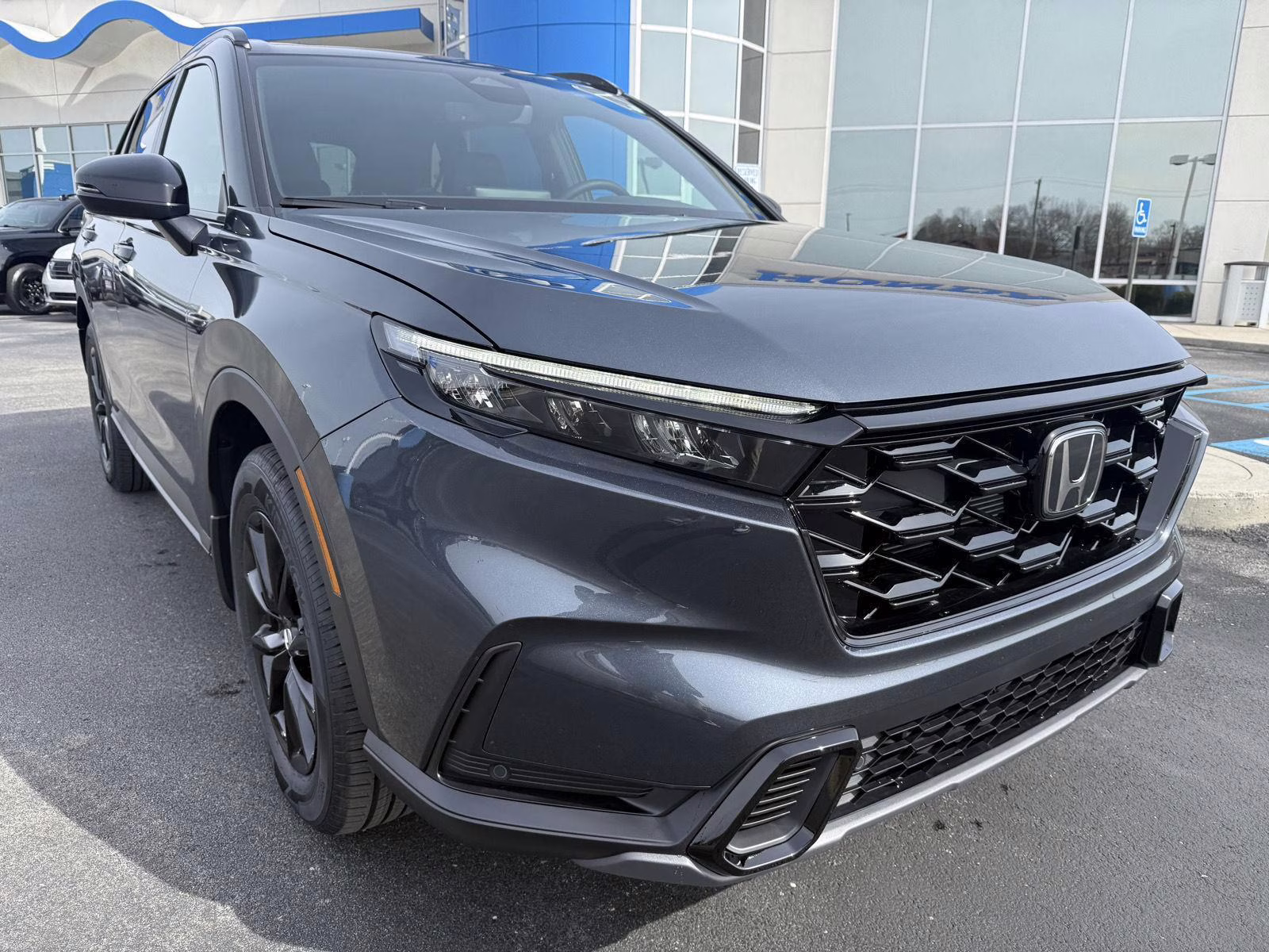 2026 Meteorite Gray Metallic Honda CR-V Hybrid Sport-L AWD SUV
