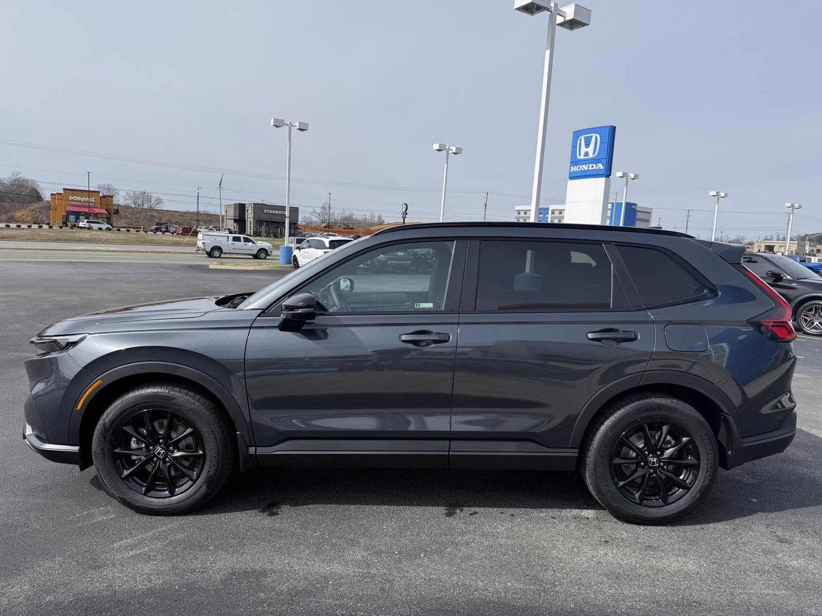 2026 Meteorite Gray Metallic Honda CR-V Hybrid Sport-L AWD SUV