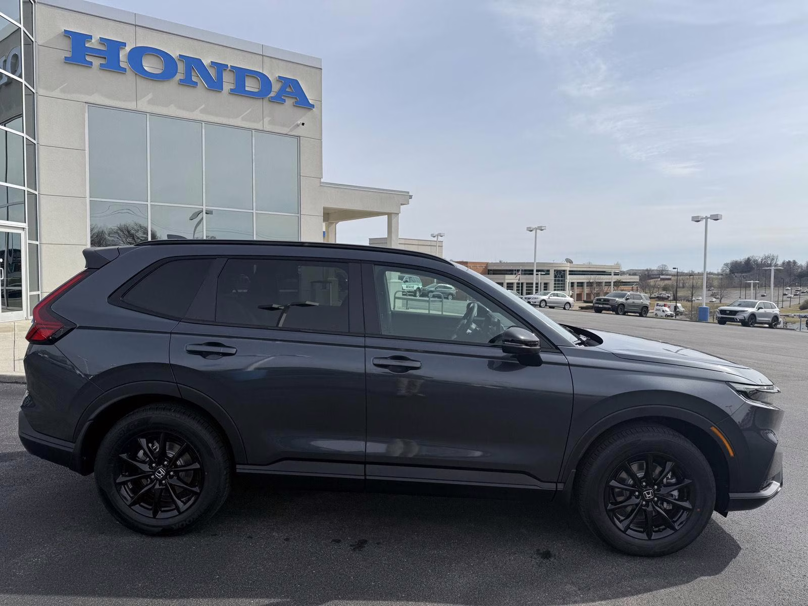 2026 Meteorite Gray Metallic Honda CR-V Hybrid Sport-L AWD SUV