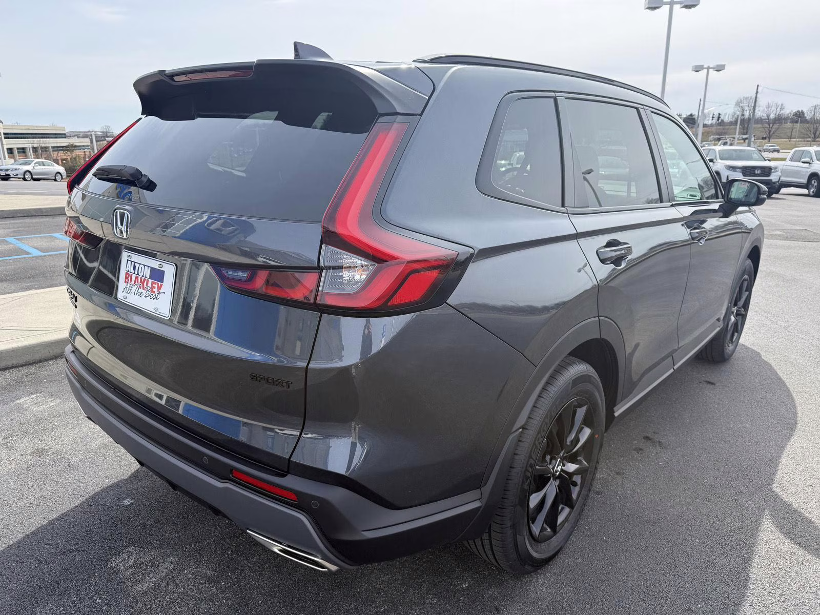 2026 Meteorite Gray Metallic Honda CR-V Hybrid Sport-L AWD SUV