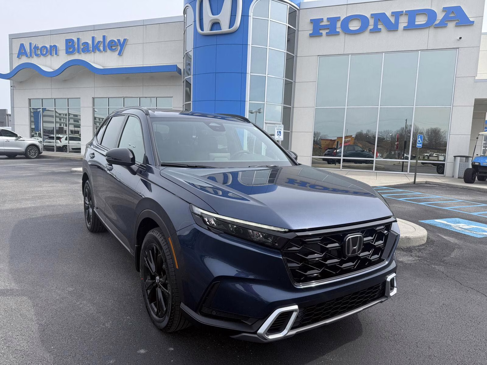 2026 Canyon River Blue Metallic Honda CR-V Hybrid Sport Touring AWD SUV