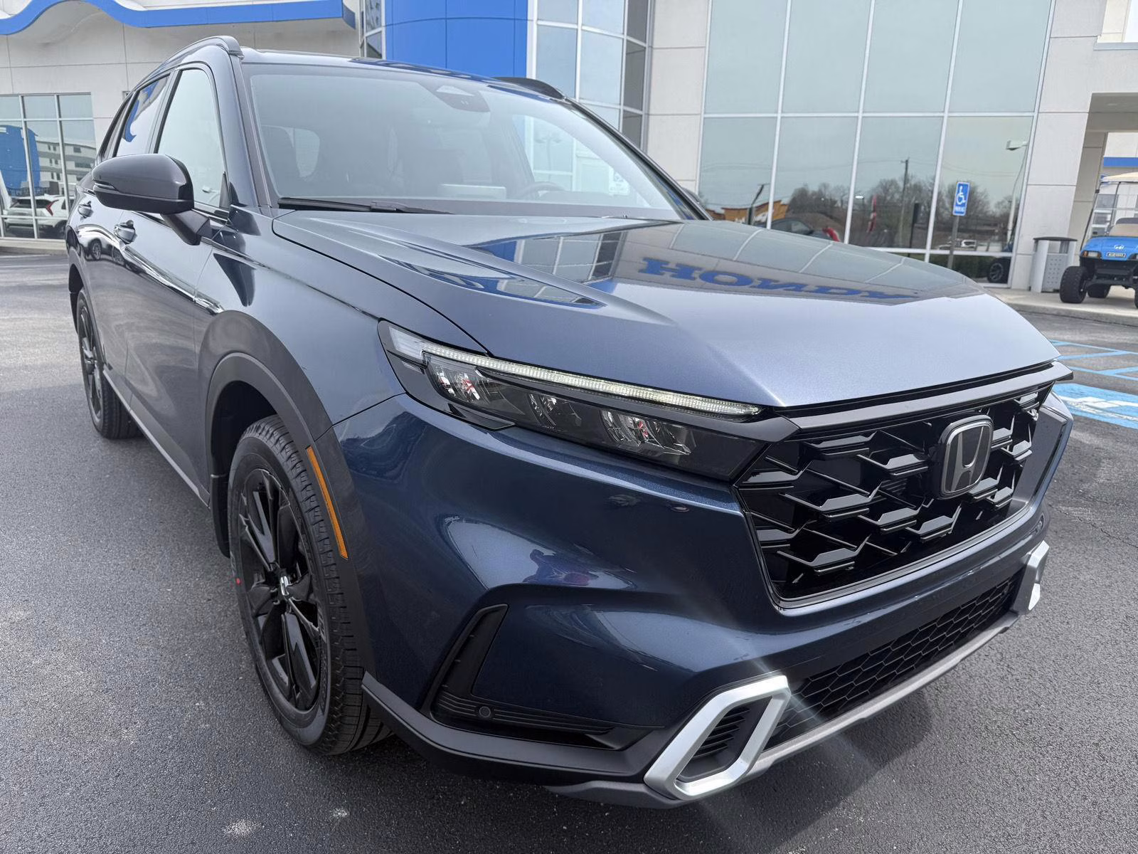 2026 Canyon River Blue Metallic Honda CR-V Hybrid Sport Touring AWD SUV