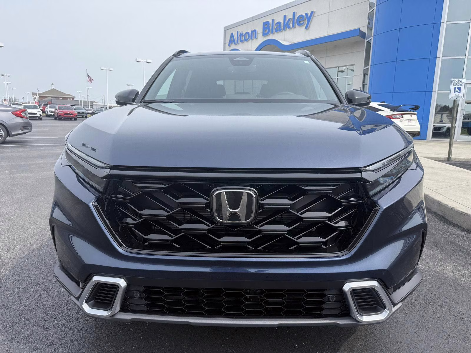 2026 Canyon River Blue Metallic Honda CR-V Hybrid Sport Touring AWD SUV