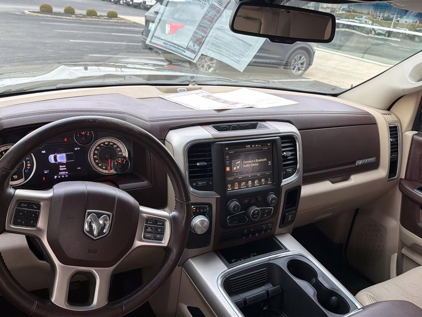2017 GRAY Ram 1500 LARAMIE 4X2 CREW CAB 5'7 RWD