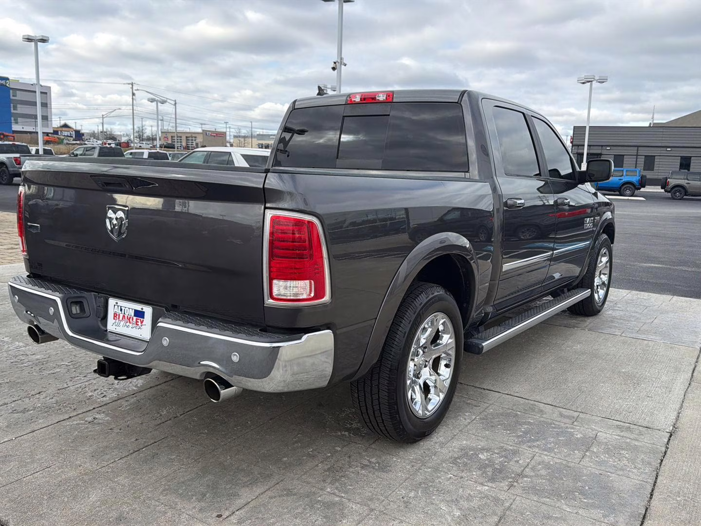 2017 GRAY Ram 1500 LARAMIE 4X2 CREW CAB 5'7 RWD