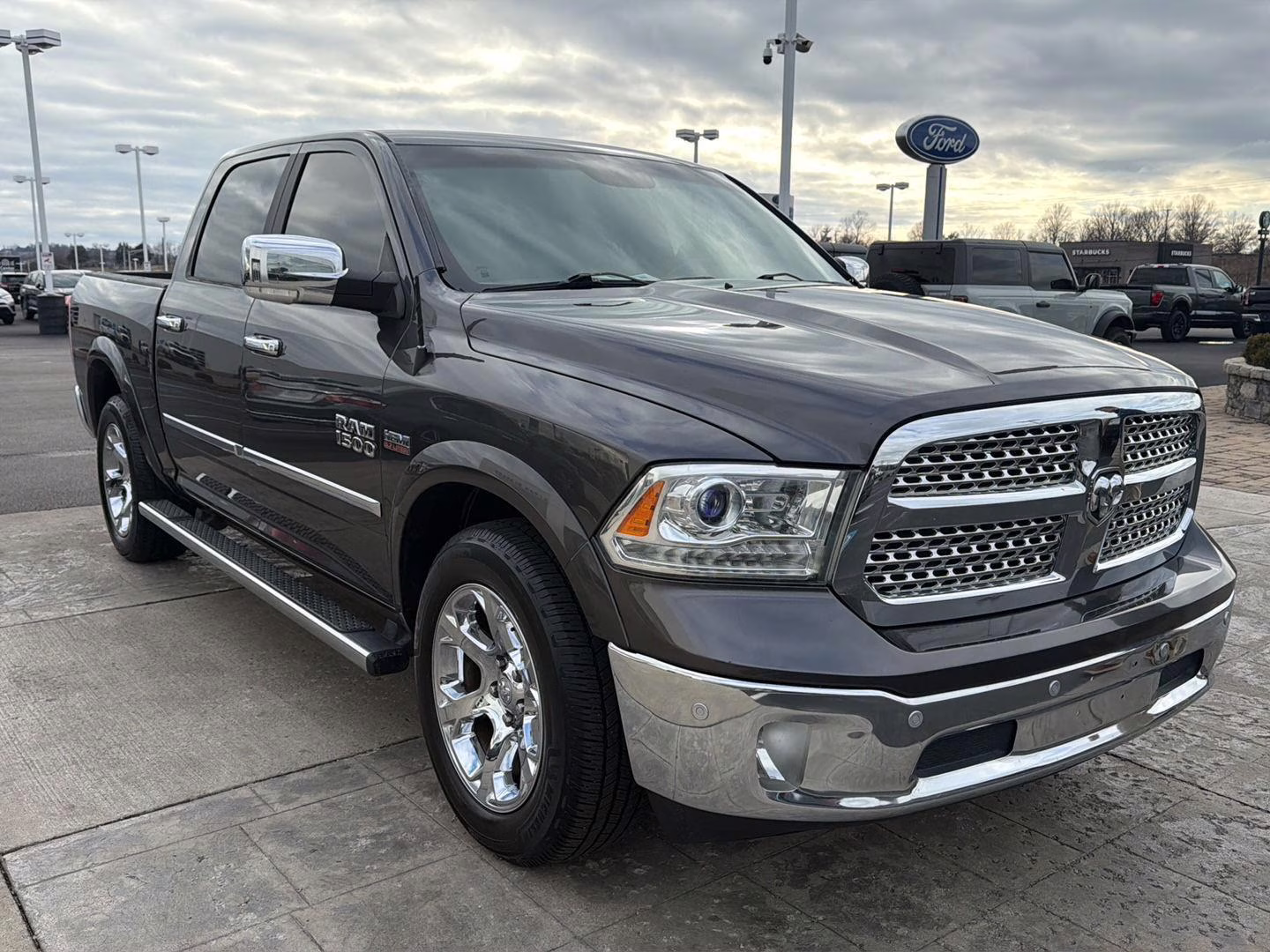 2017 GRAY Ram 1500 LARAMIE 4X2 CREW CAB 5'7 RWD
