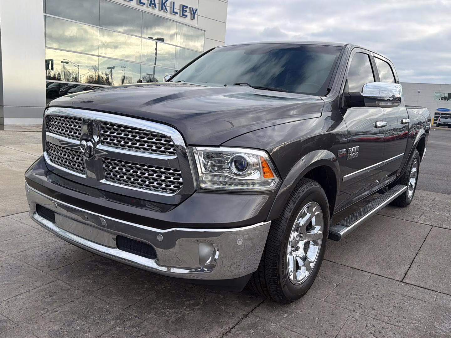 2017 GRAY Ram 1500 LARAMIE 4X2 CREW CAB 5'7 RWD