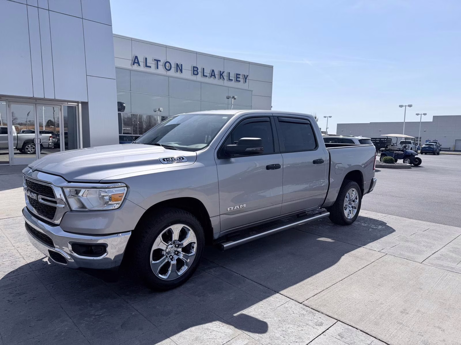 2023 Billet Silver Metallic Clearcoat Ram 1500 Big Horn 4X4 Truck