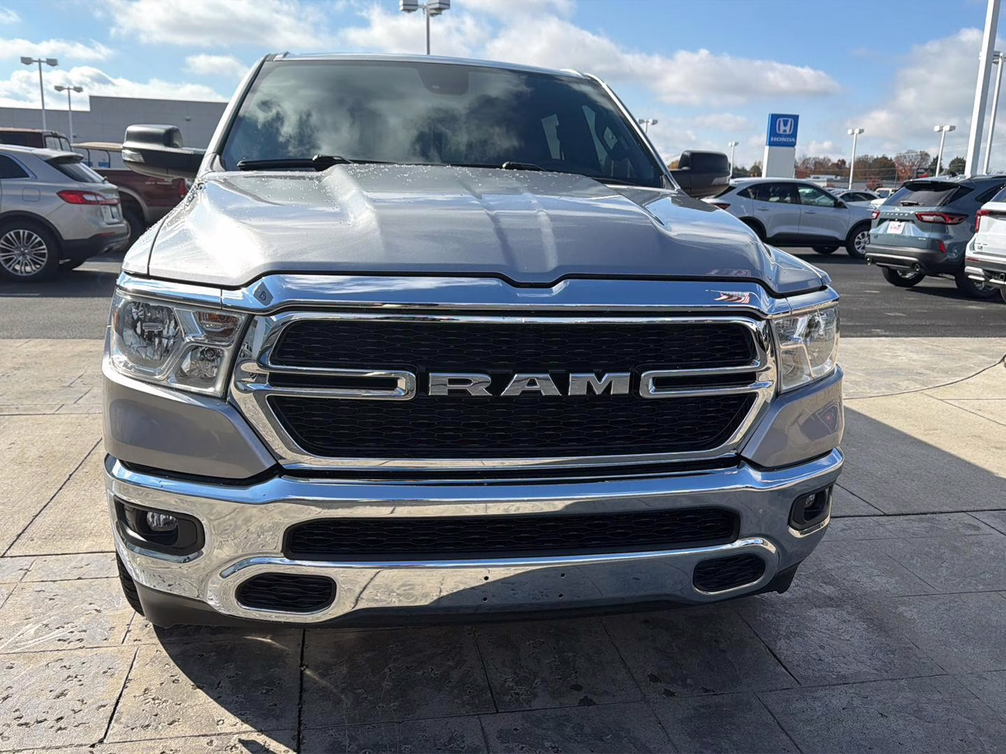 2023 Billet Silver Metallic Clearcoat Ram 1500 Big Horn 4X4 Truck