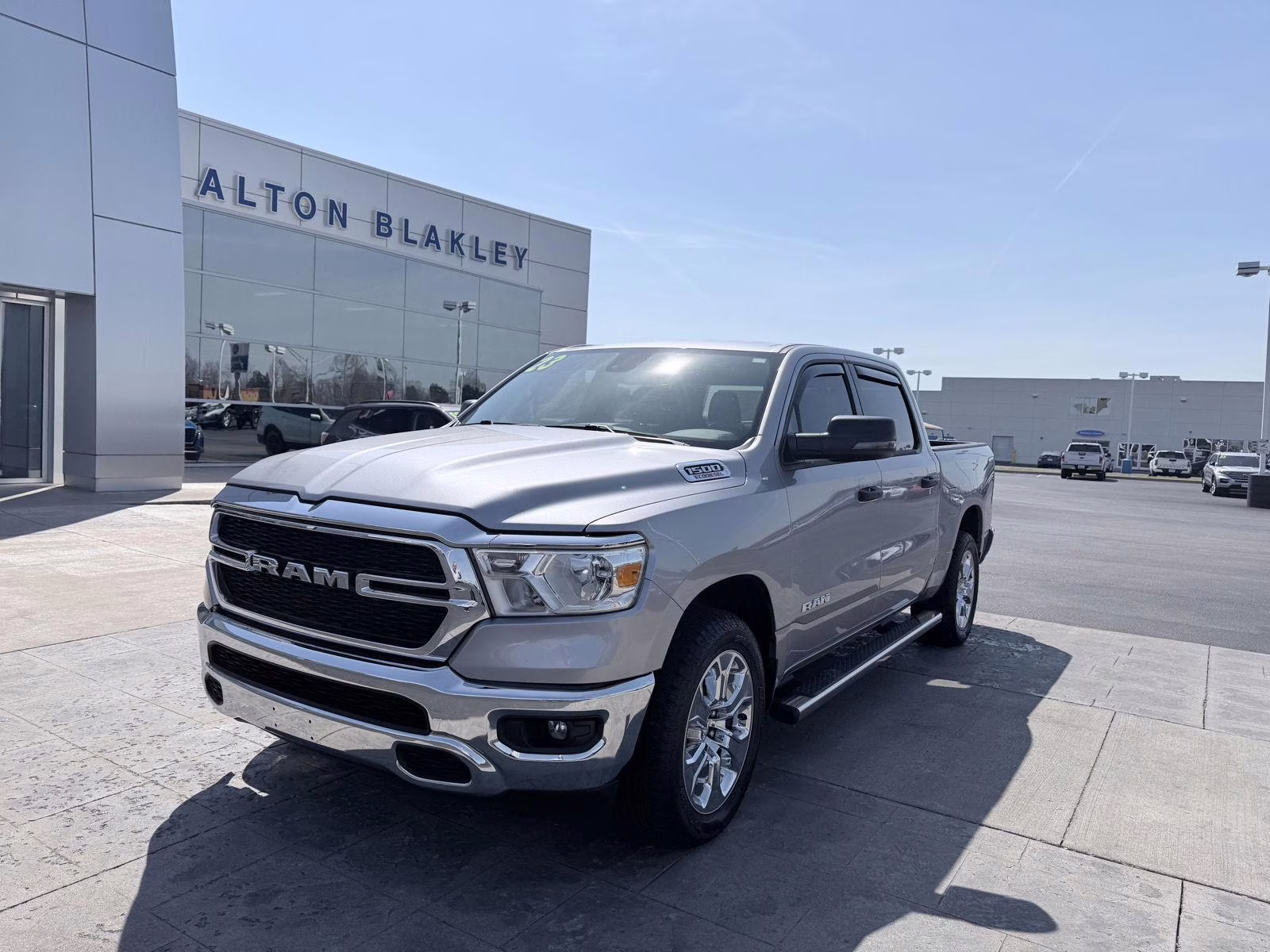 2023 Billet Silver Metallic Clearcoat Ram 1500 Big Horn 4X4 Truck