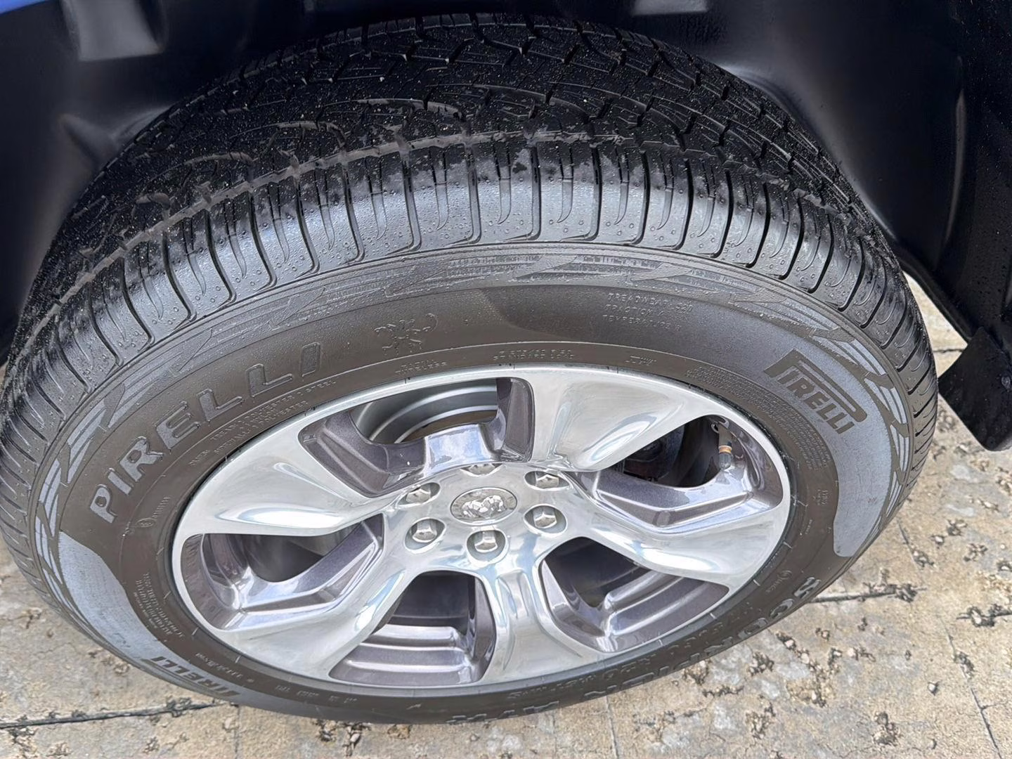 2019 Blue Streak Pearlcoat Ram 1500 Laramie 4X4 Truck