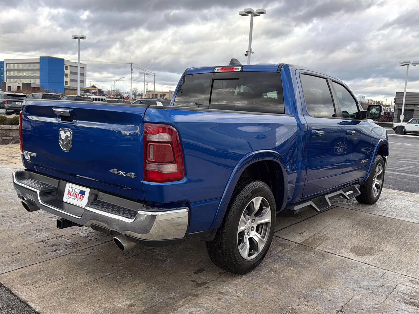 2019 Blue Streak Pearlcoat Ram 1500 Laramie 4X4 Truck