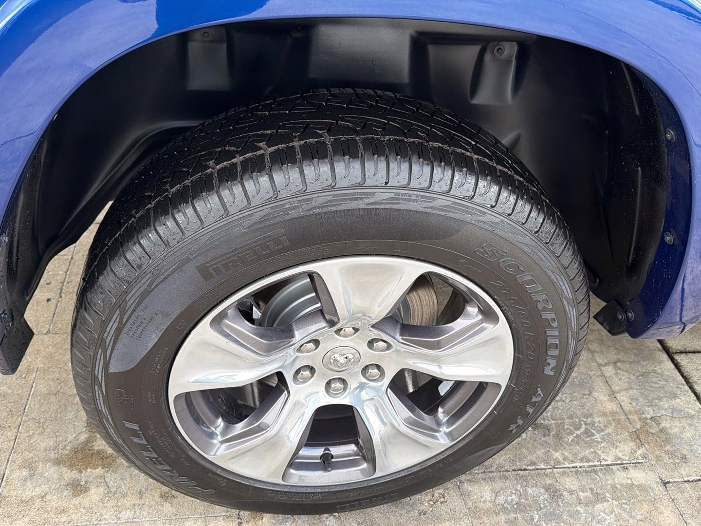2019 Blue Streak Pearlcoat Ram 1500 Laramie 4X4 Truck