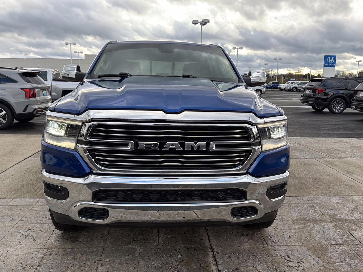 2019 Blue Streak Pearlcoat Ram 1500 Laramie 4X4 Truck