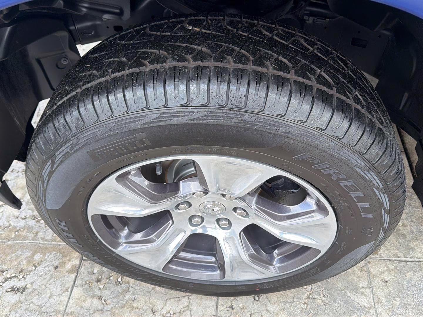 2019 Blue Streak Pearlcoat Ram 1500 Laramie 4X4 Truck