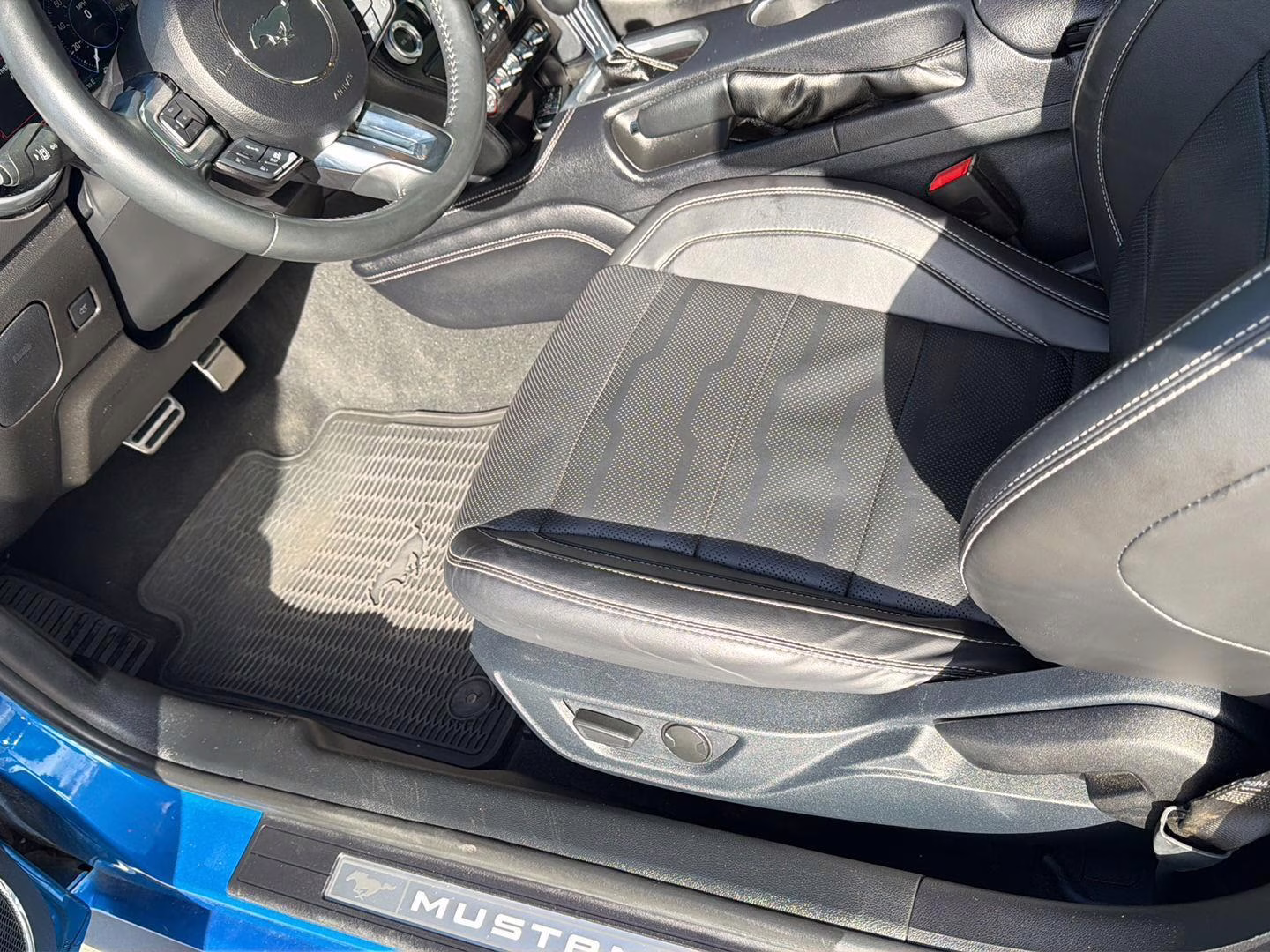2021 Velocity Blue Ford Mustang GT Premium RWD Fastback