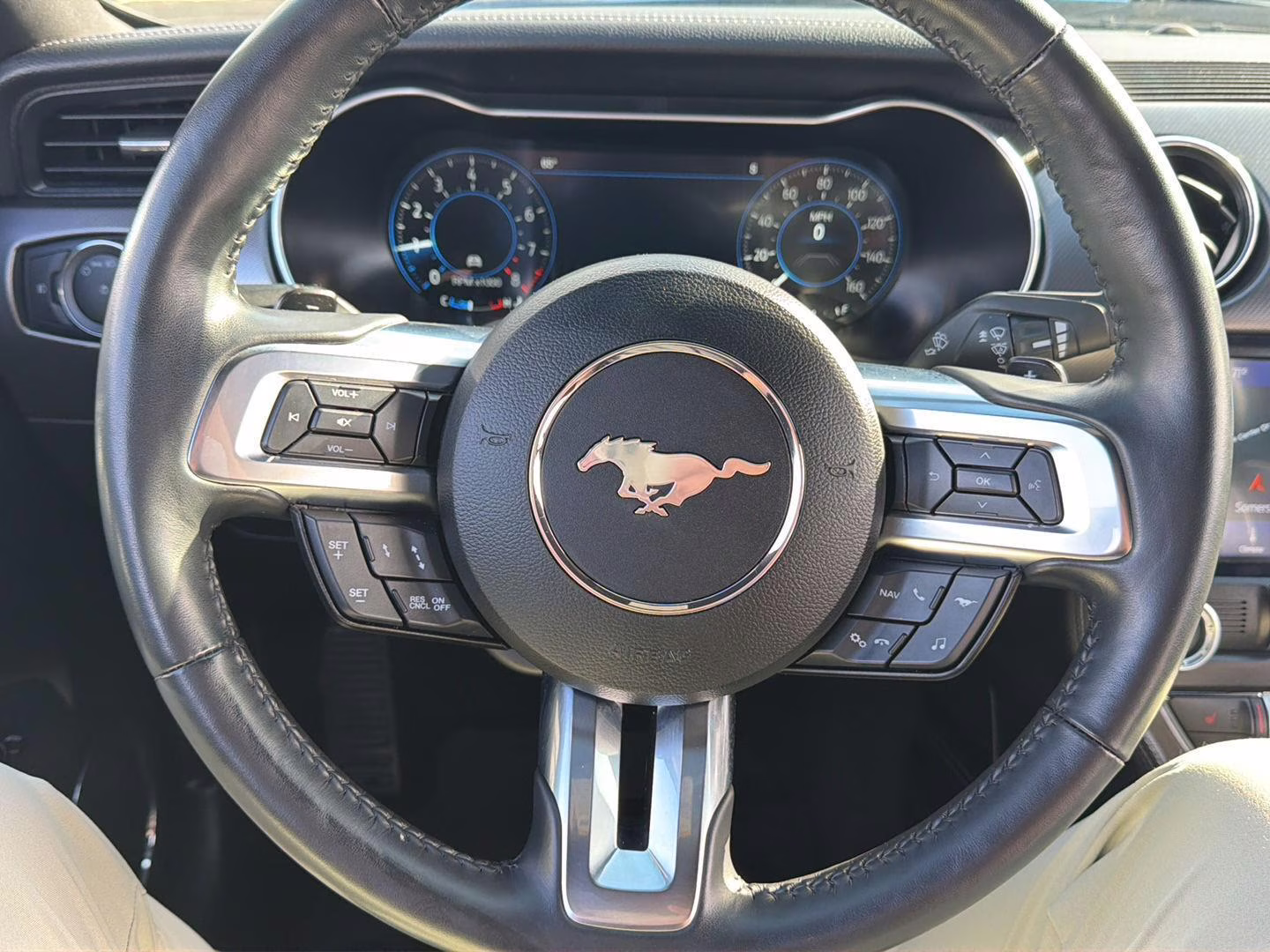2021 Velocity Blue Ford Mustang GT Premium RWD Fastback