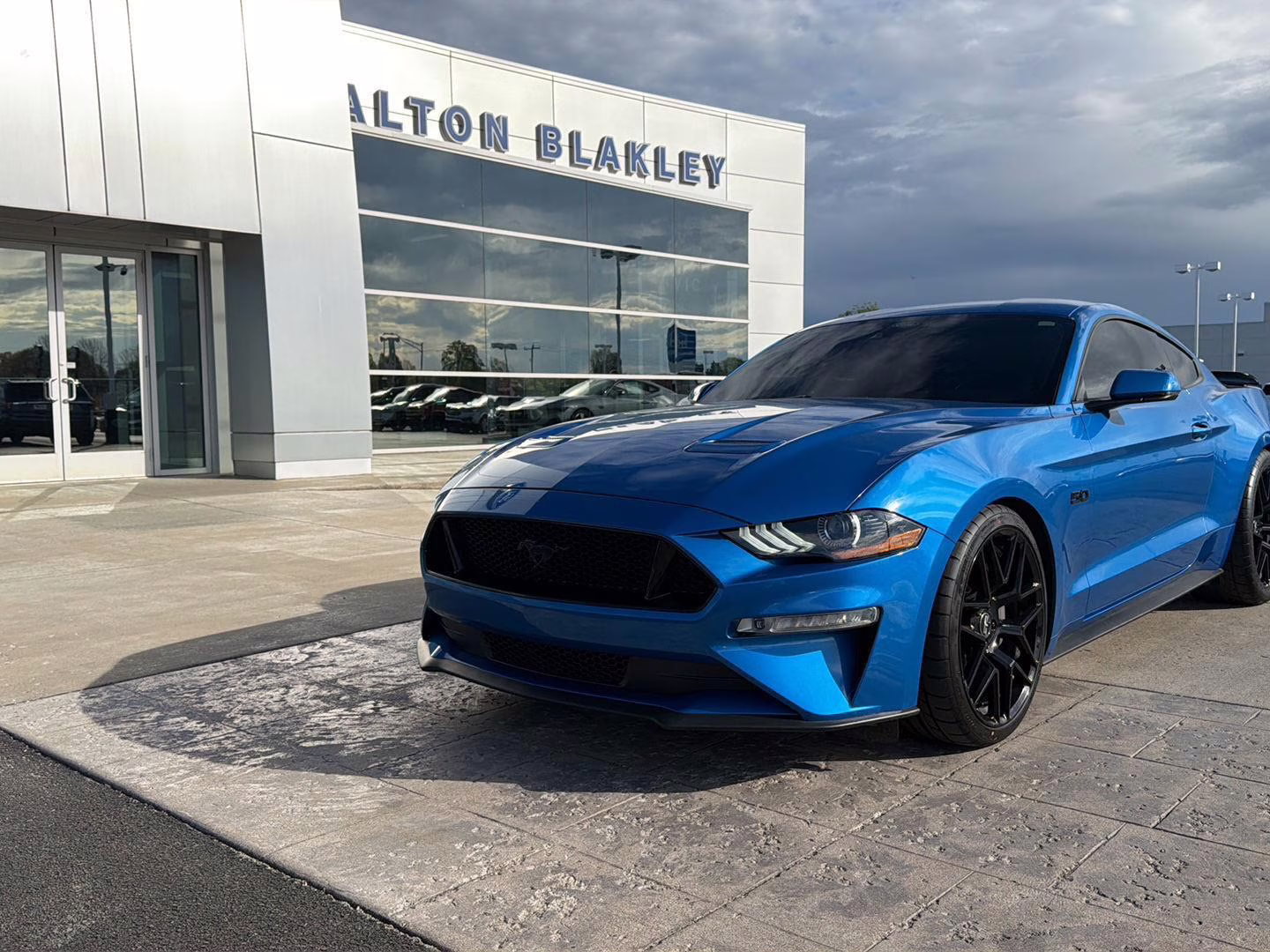 2021 Velocity Blue Ford Mustang GT Premium RWD Fastback