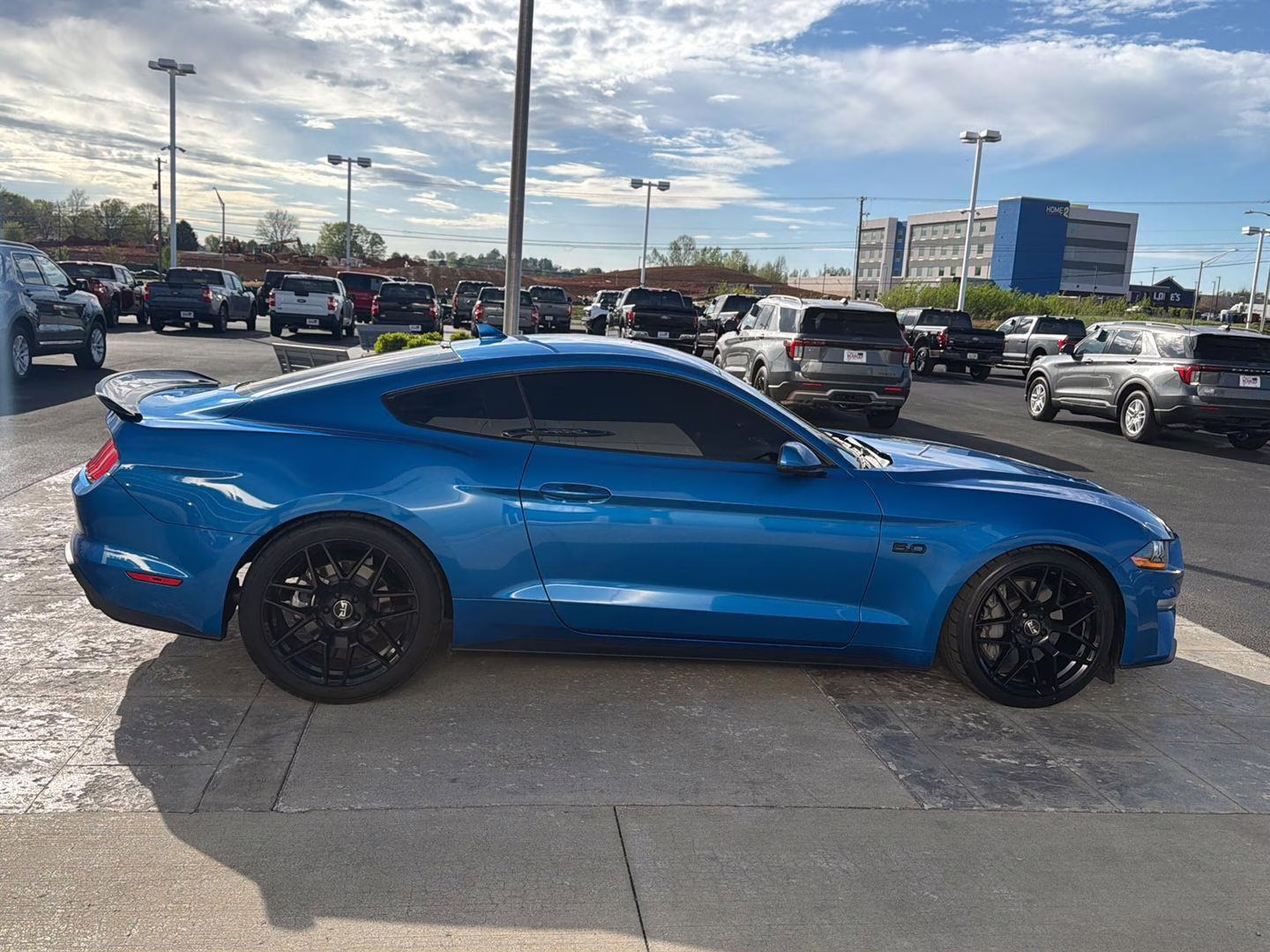 2021 Velocity Blue Ford Mustang GT Premium RWD Fastback
