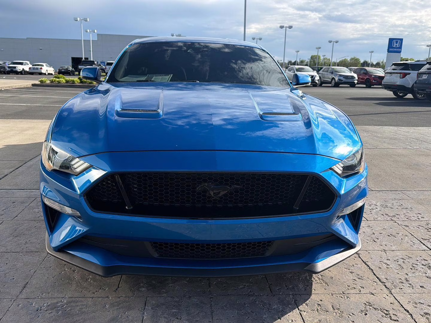 2021 Velocity Blue Ford Mustang GT Premium RWD Fastback