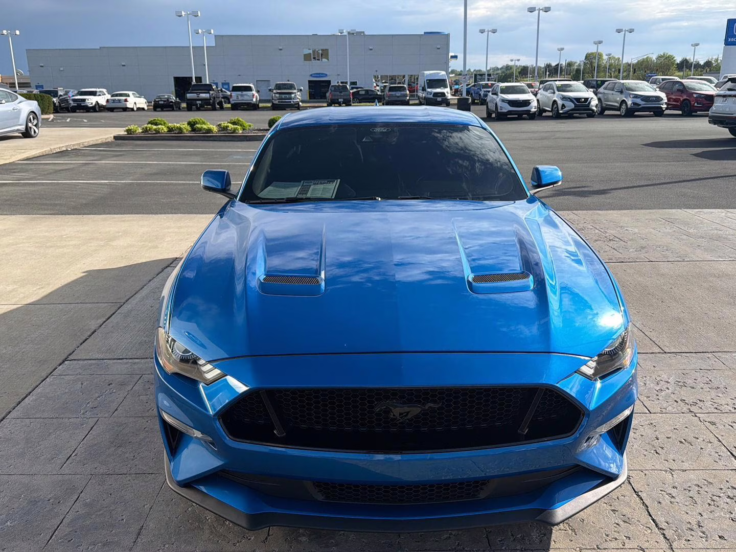 2021 Velocity Blue Ford Mustang GT Premium RWD Fastback