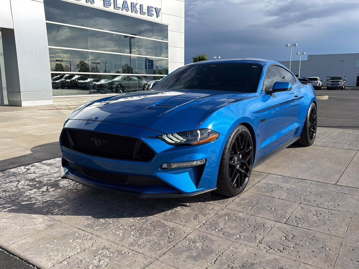 2021 Velocity Blue Ford Mustang GT Premium RWD Fastback