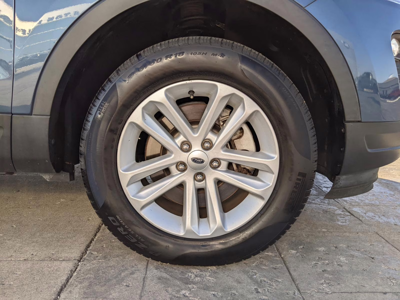 2019 Blue Ford Explorer XLT 4X4 SUV