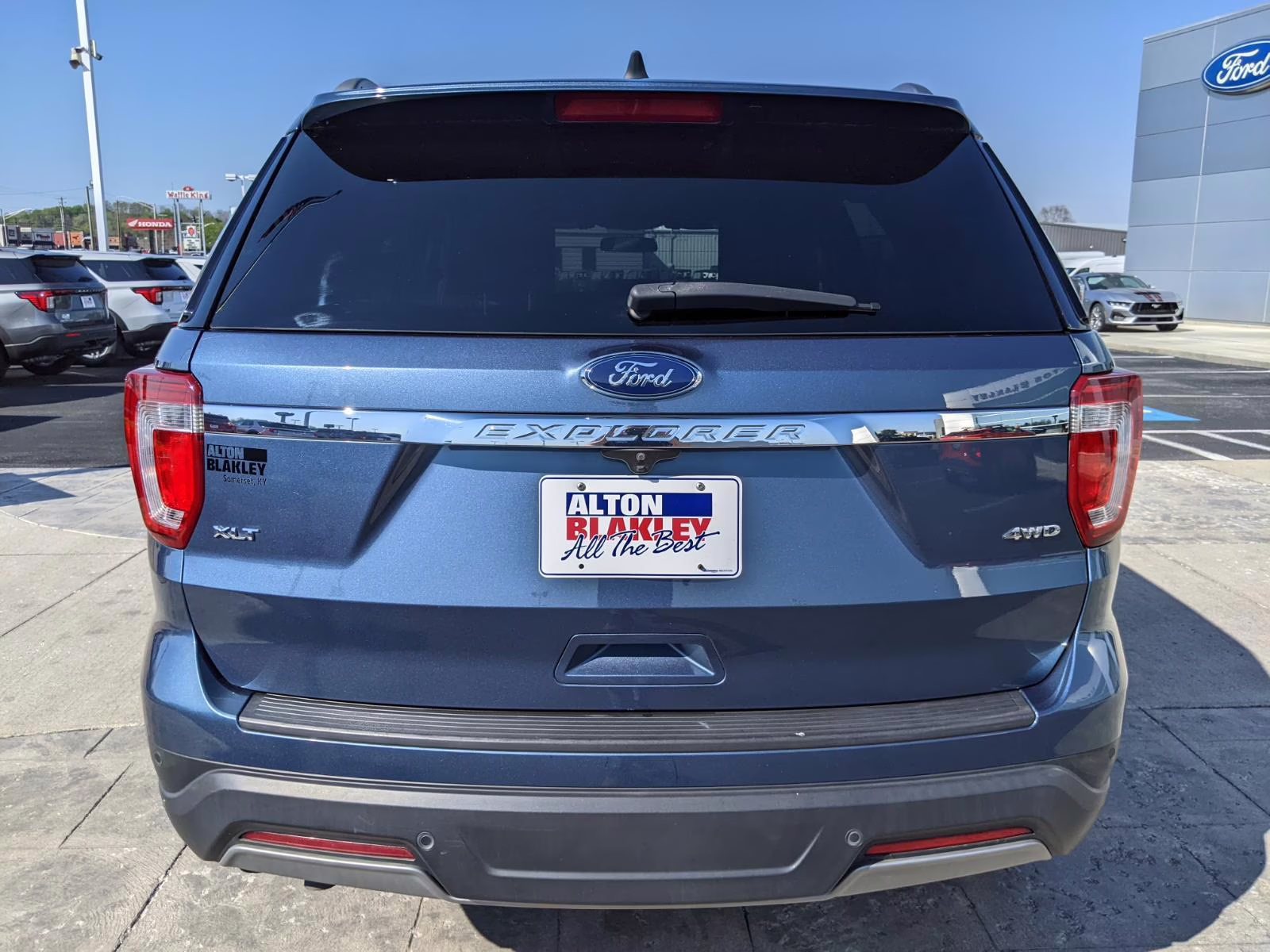 2019 Blue Ford Explorer XLT 4X4 SUV
